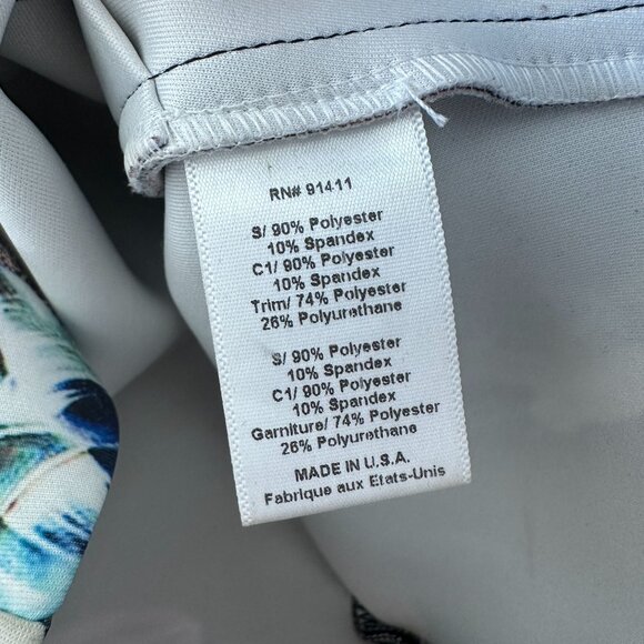 REVOLVE Clover Canyon Night Matador Crop Top Neoprene Floral & Baroque Pattern S - Picture 10 of 13